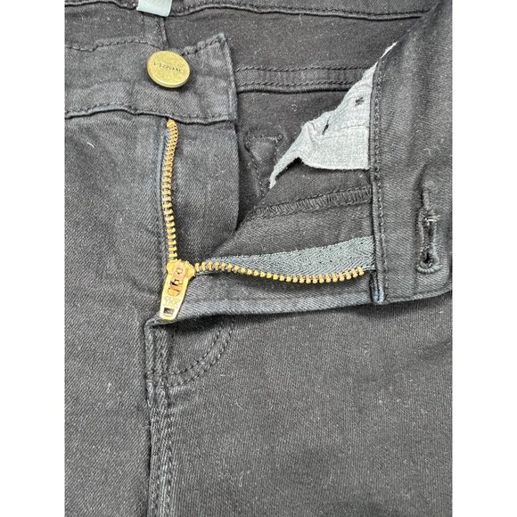 FRAME Le Skinny De Jeanne Womens Denim Black Skinny Jeans Size 26 - Picture 12 of 15